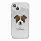 Jacktzu Personalised iPhone 13 TPU Impact Case with White Edges