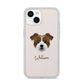 Jacktzu Personalised iPhone 14 Clear Tough Case Starlight