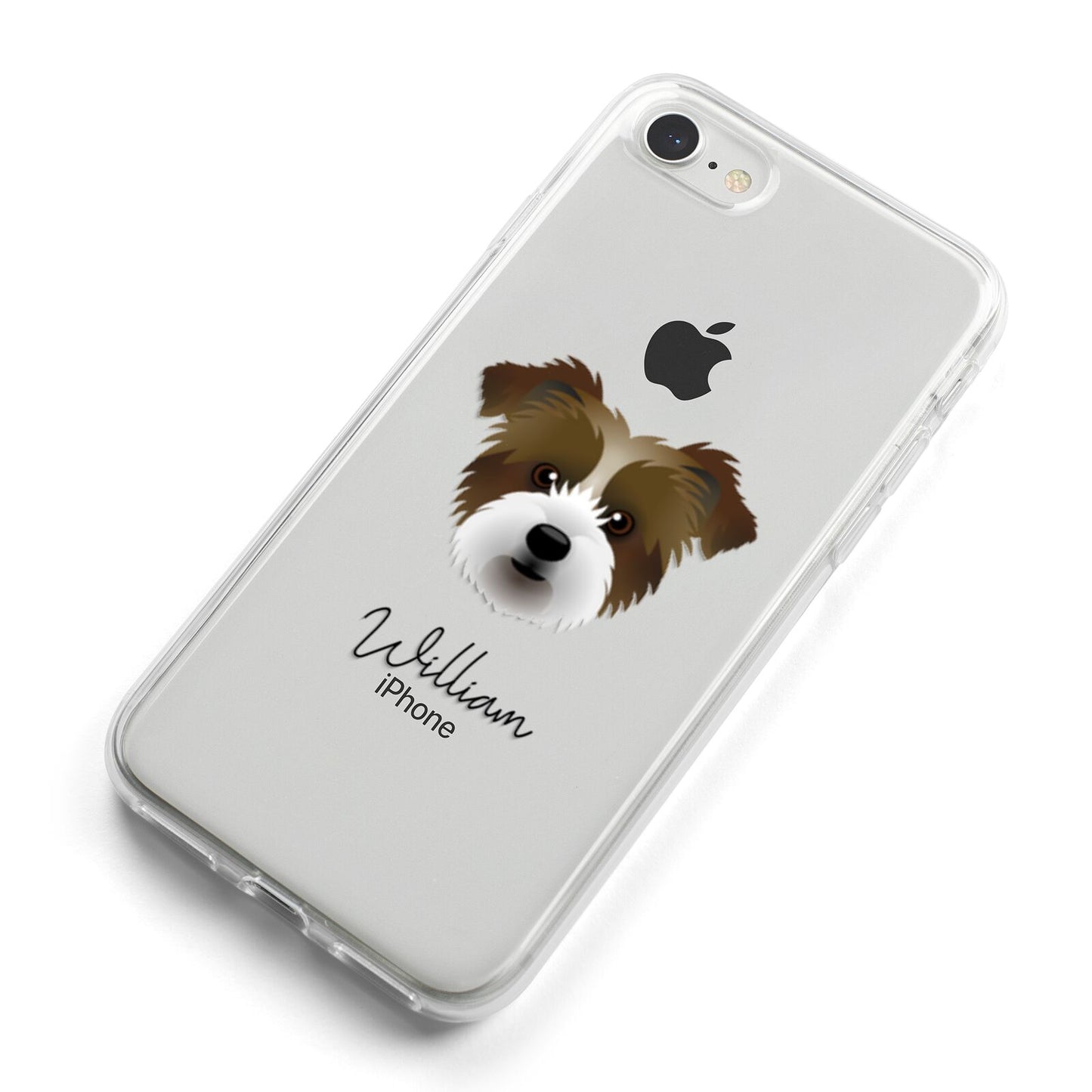 Jacktzu Personalised iPhone 8 Bumper Case on Silver iPhone Alternative Image