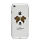 Jacktzu Personalised iPhone 8 Bumper Case on Silver iPhone