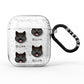 Japanese Akita Icon with Name AirPods Glitter Case