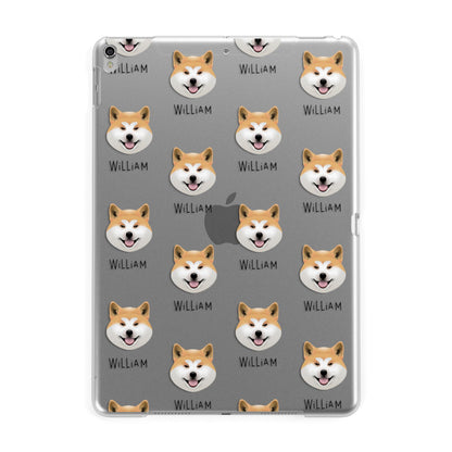 Japanese Akita Icon with Name Apple iPad Silver Case