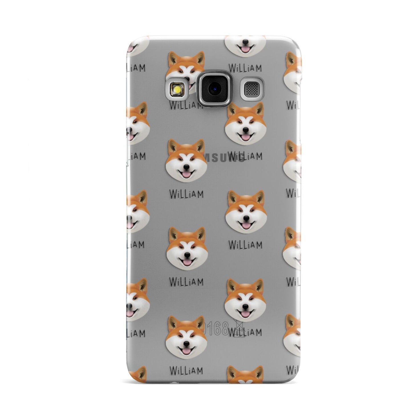 Japanese Akita Icon with Name Samsung Galaxy A3 Case