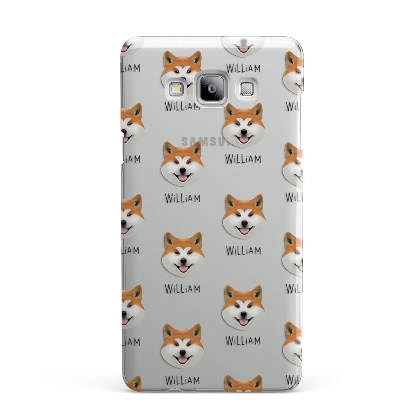 Japanese Akita Icon with Name Samsung Galaxy A7 2015 Case