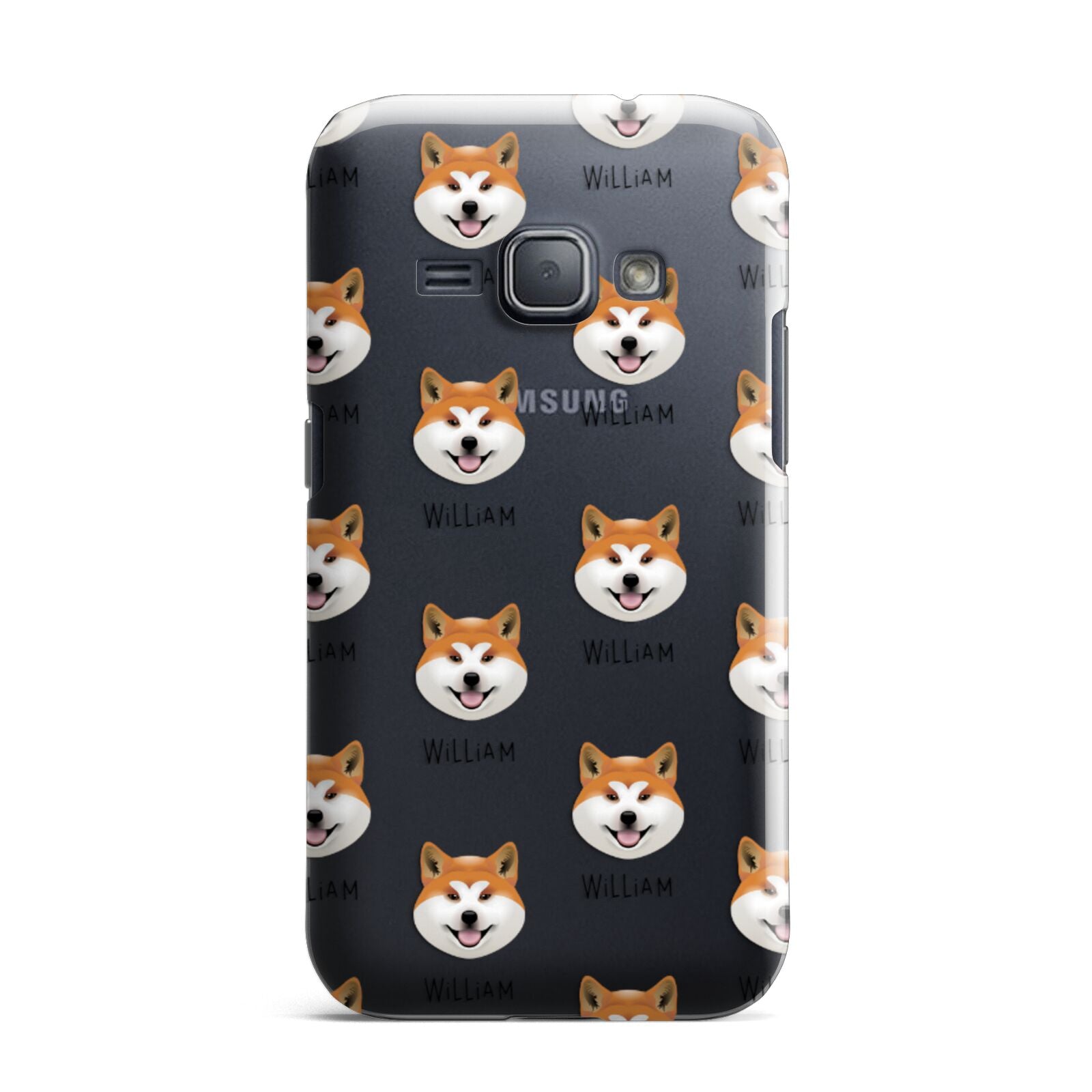 Japanese Akita Icon with Name Samsung Galaxy J1 2016 Case