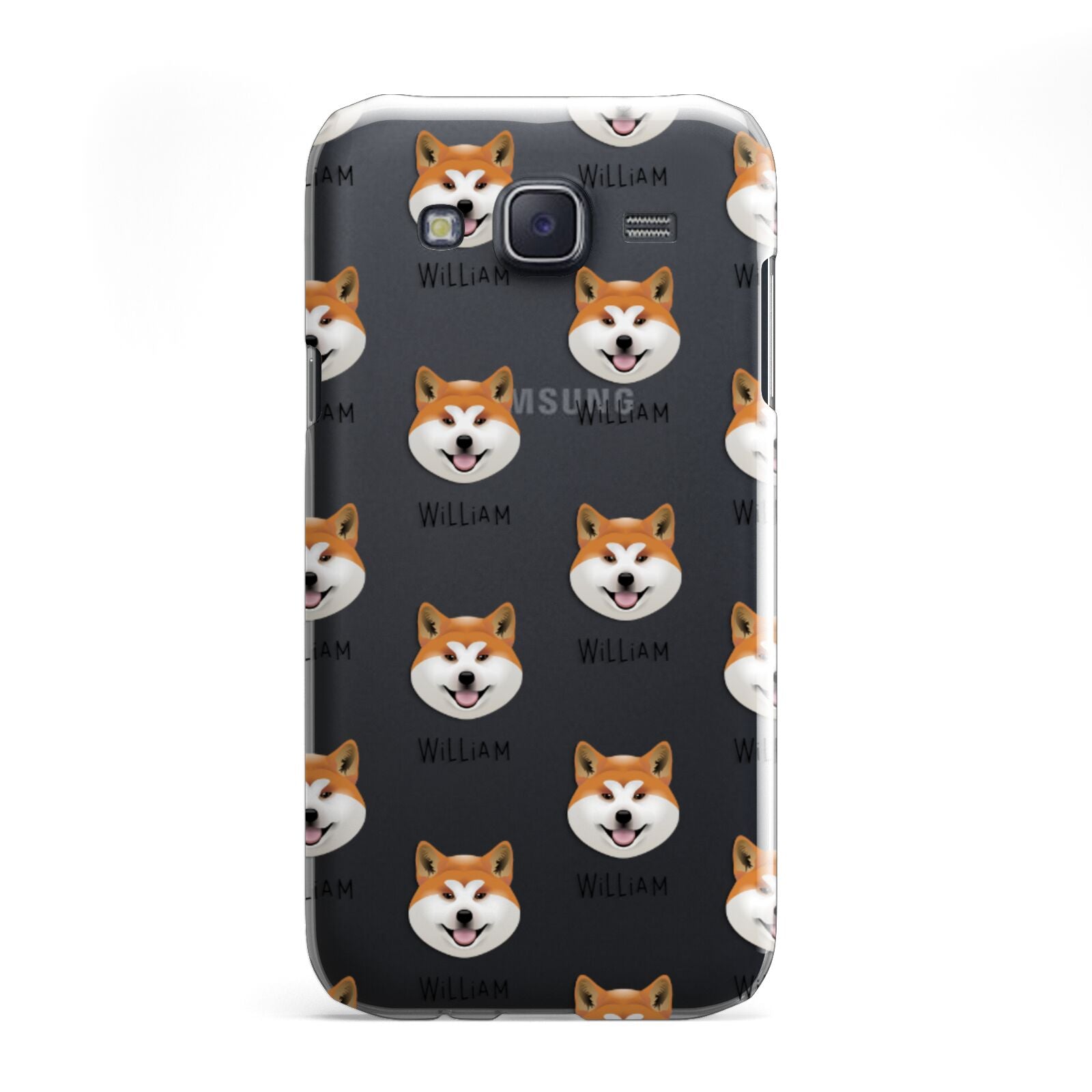 Japanese Akita Icon with Name Samsung Galaxy J5 Case