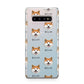 Japanese Akita Icon with Name Samsung Galaxy S10 Plus Case