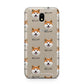Japanese Akita Icon with Name Samsung J5 2017 Case