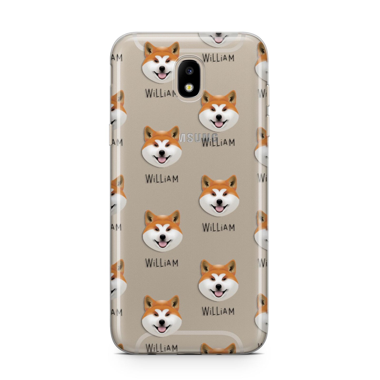 Japanese Akita Icon with Name Samsung J5 2017 Case