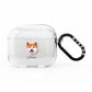 Japanese Akita Personalised AirPods Clear Case 3rd Gen
