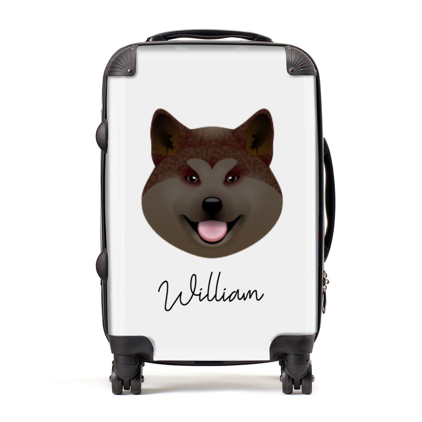 Japanese Akita Personalised Suitcase