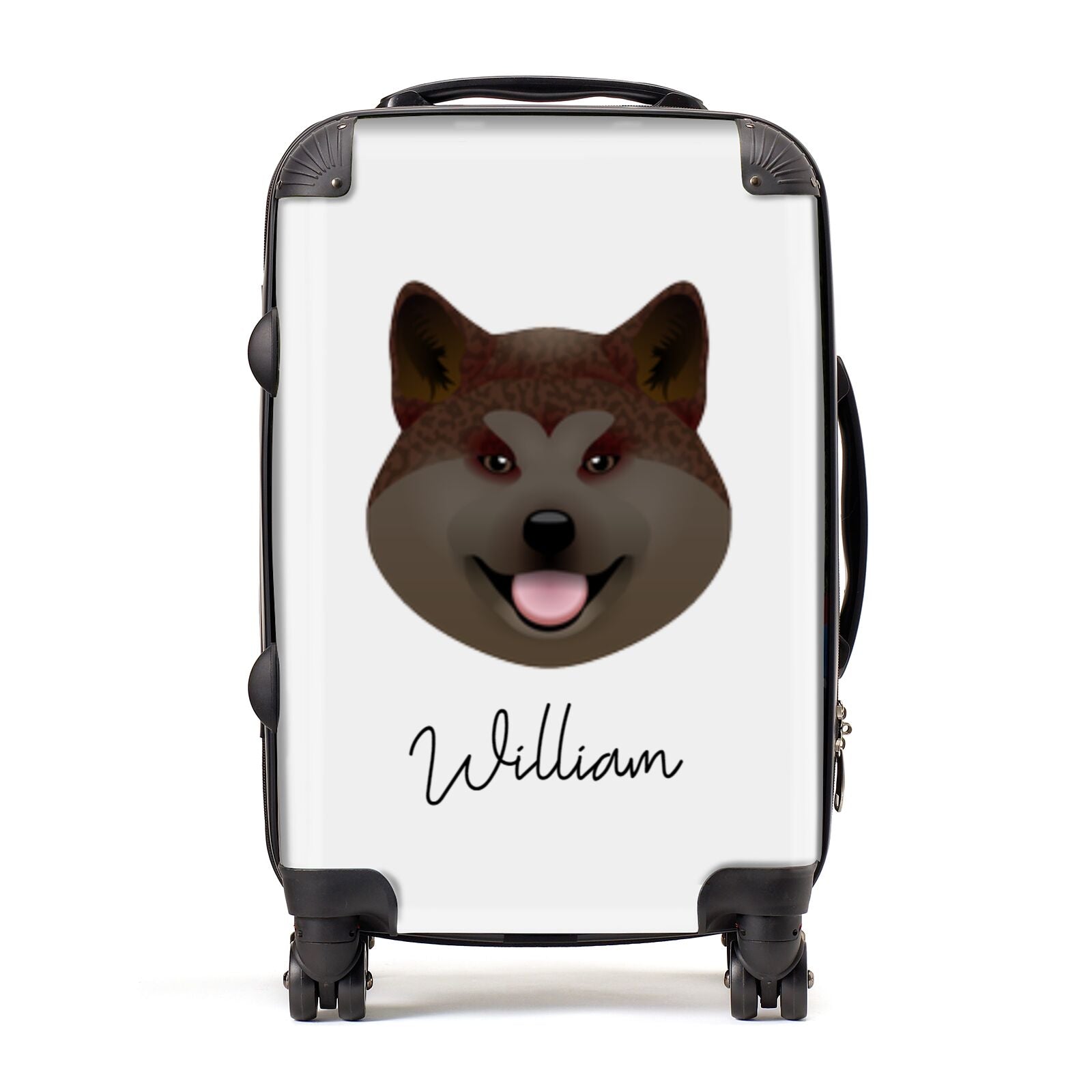 Japanese Akita Personalised Suitcase