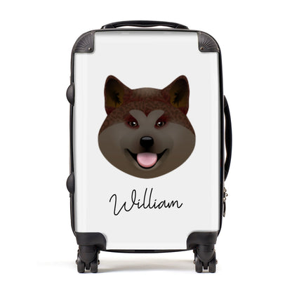 Japanese Akita Personalised Suitcase