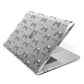 Japanese Chin Icon with Name Apple MacBook Case Side View