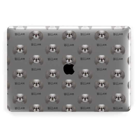 Japanese Chin Icon with Name Apple MacBook Case