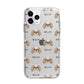 Japanese Chin Icon with Name Apple iPhone 11 Pro Max in Silver with Bumper Case