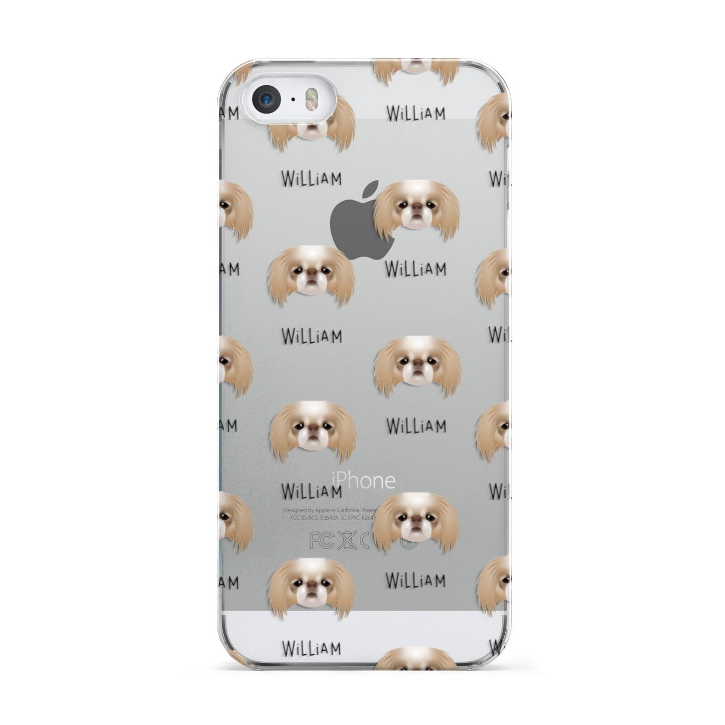 Japanese Chin Icon with Name Apple iPhone 5 Case