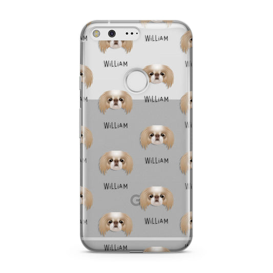 Japanese Chin Icon with Name Google Pixel Case