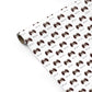 Japanese Chin Icon with Name Personalised Gift Wrap