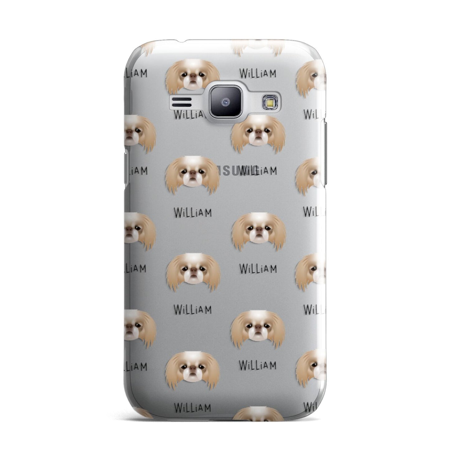 Japanese Chin Icon with Name Samsung Galaxy J1 2015 Case