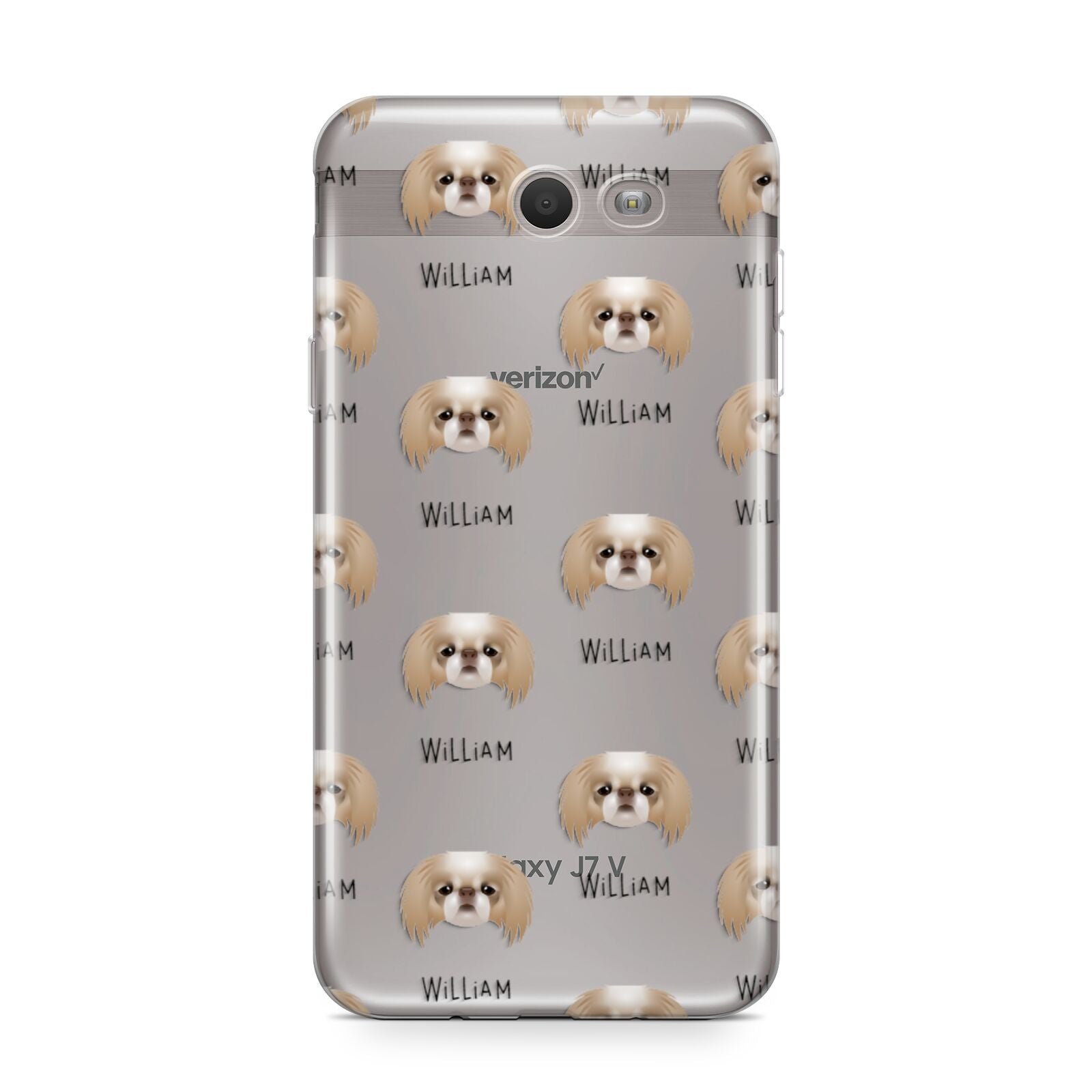 Japanese Chin Icon with Name Samsung Galaxy J7 2017 Case