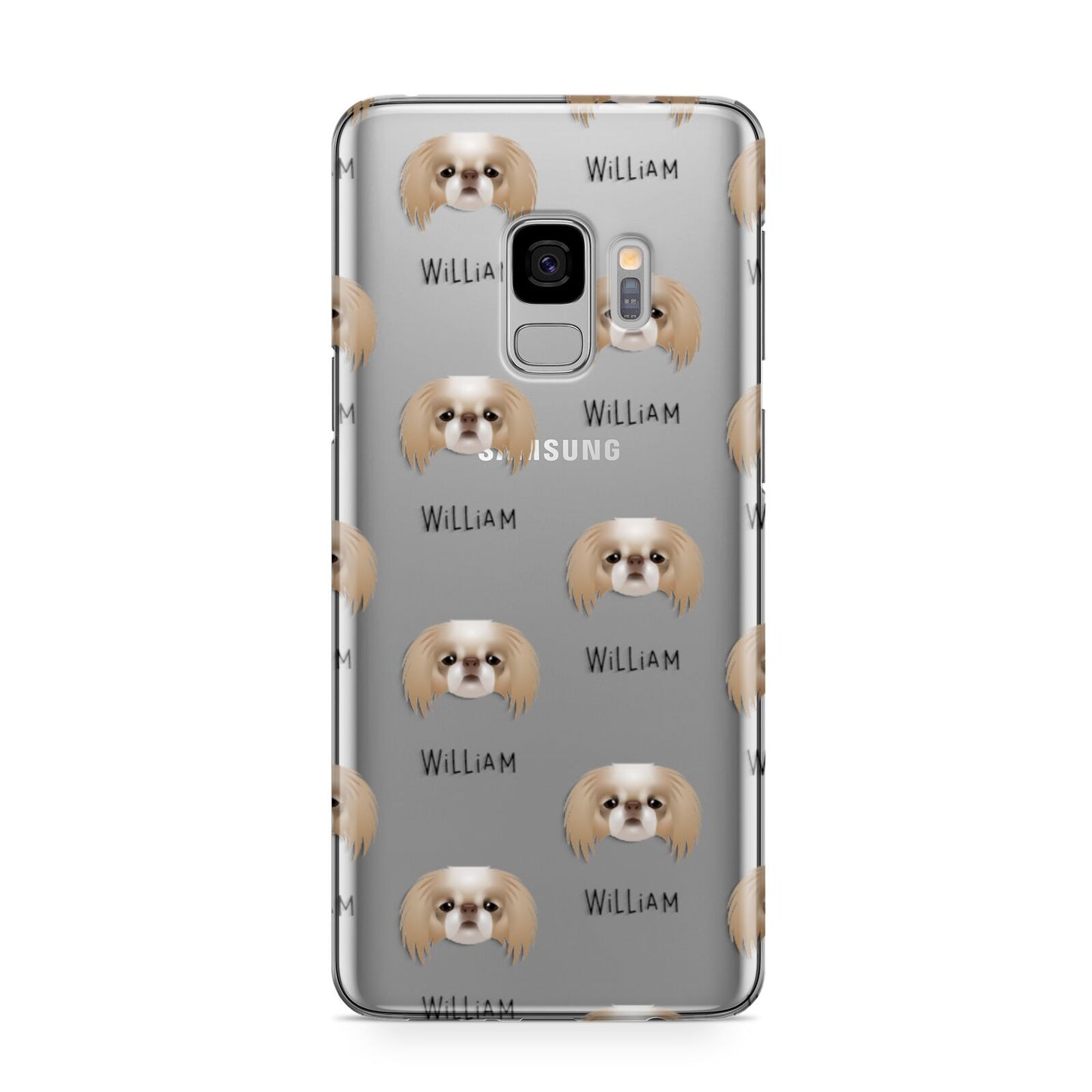 Japanese Chin Icon with Name Samsung Galaxy S9 Case