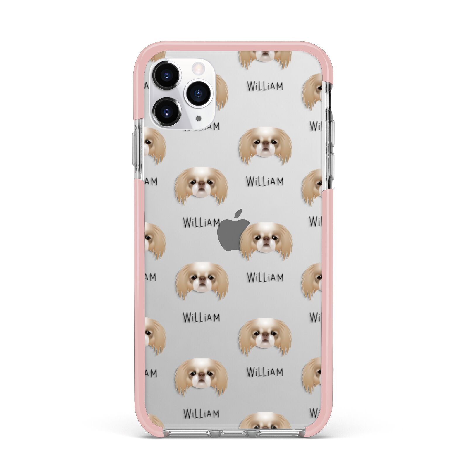Japanese Chin Icon with Name iPhone 11 Pro Max Impact Pink Edge Case