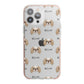 Japanese Chin Icon with Name iPhone 13 Pro Max TPU Impact Case with Pink Edges