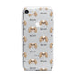 Japanese Chin Icon with Name iPhone 7 Bumper Case on Silver iPhone