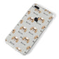 Japanese Chin Icon with Name iPhone 8 Plus Bumper Case on Silver iPhone Alternative Image