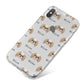 Japanese Chin Icon with Name iPhone X Bumper Case on Silver iPhone
