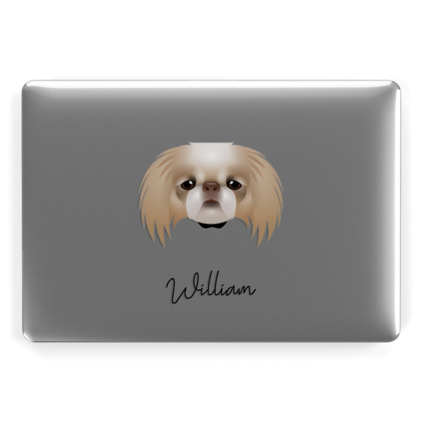 Japanese Chin Personalised Apple MacBook Case