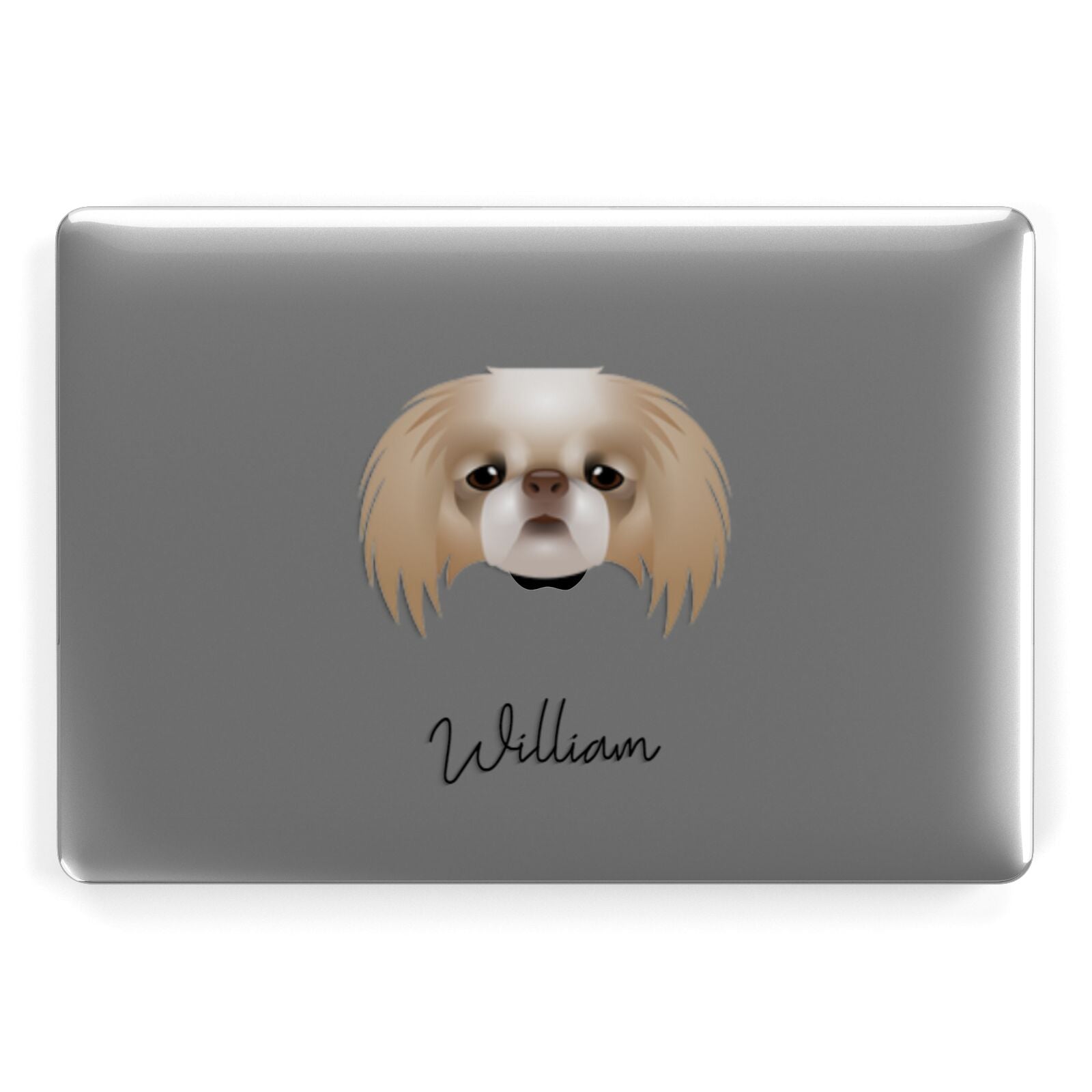 Japanese Chin Personalised Apple MacBook Case