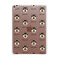 Japanese Shiba Icon with Name Apple iPad Rose Gold Case