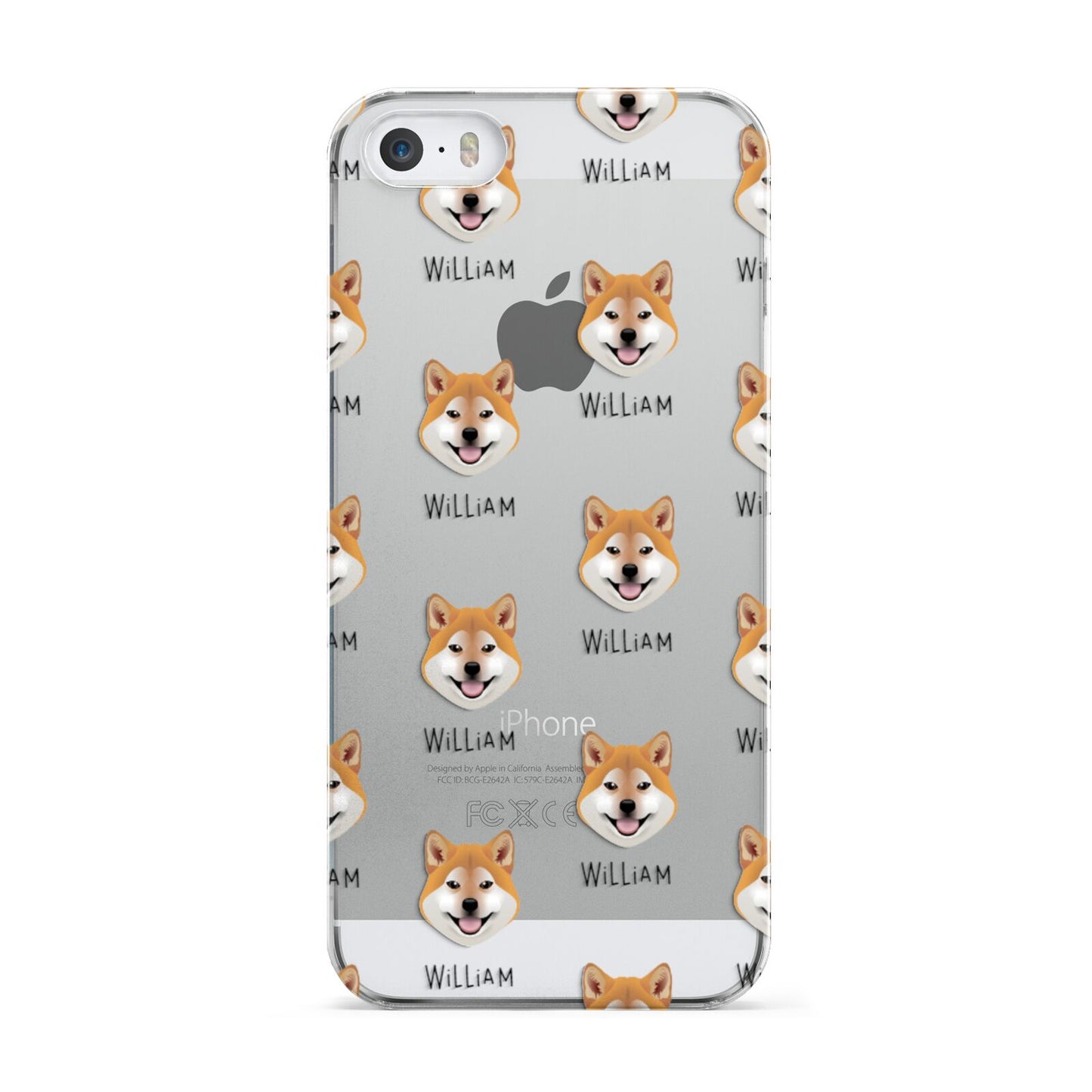 Japanese Shiba Icon with Name Apple iPhone 5 Case