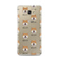 Japanese Shiba Icon with Name Samsung Galaxy A7 2016 Case on gold phone