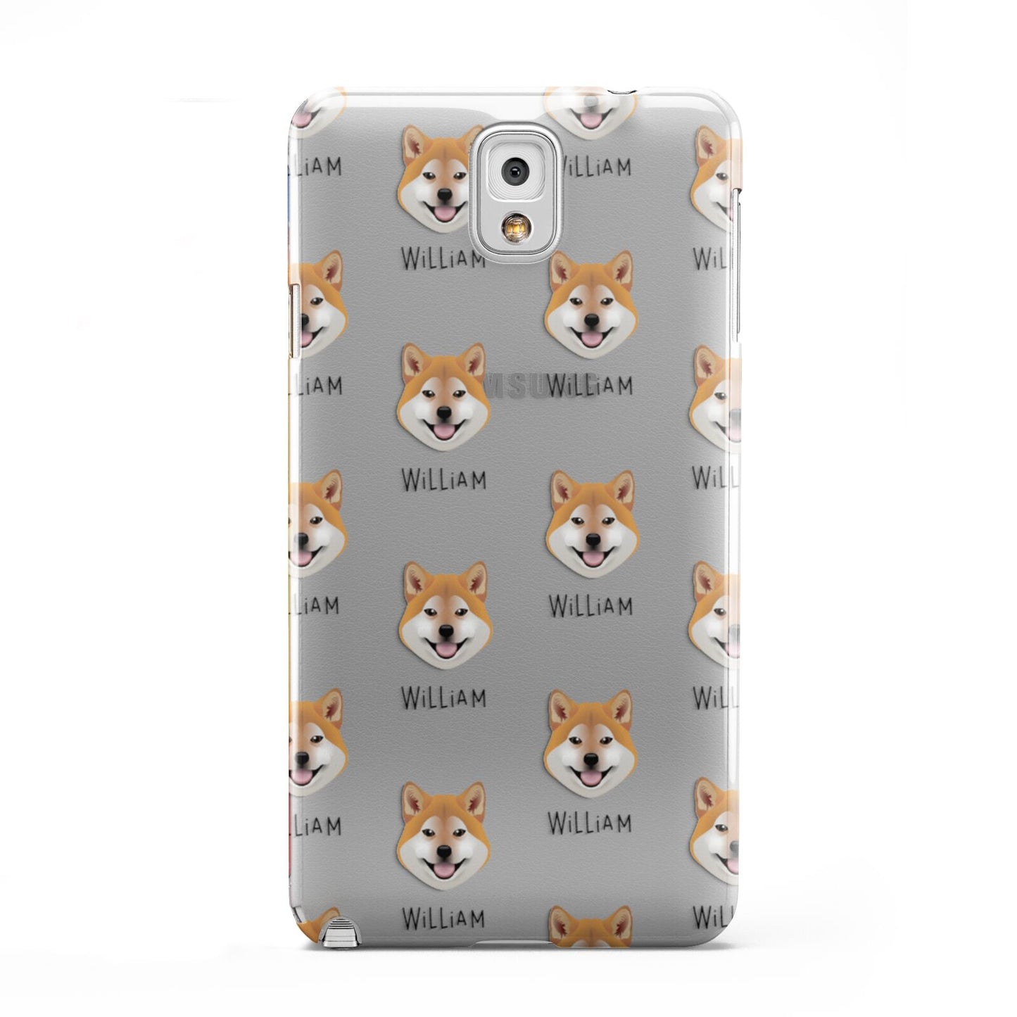 Japanese Shiba Icon with Name Samsung Galaxy Note 3 Case