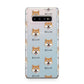 Japanese Shiba Icon with Name Samsung Galaxy S10 Plus Case