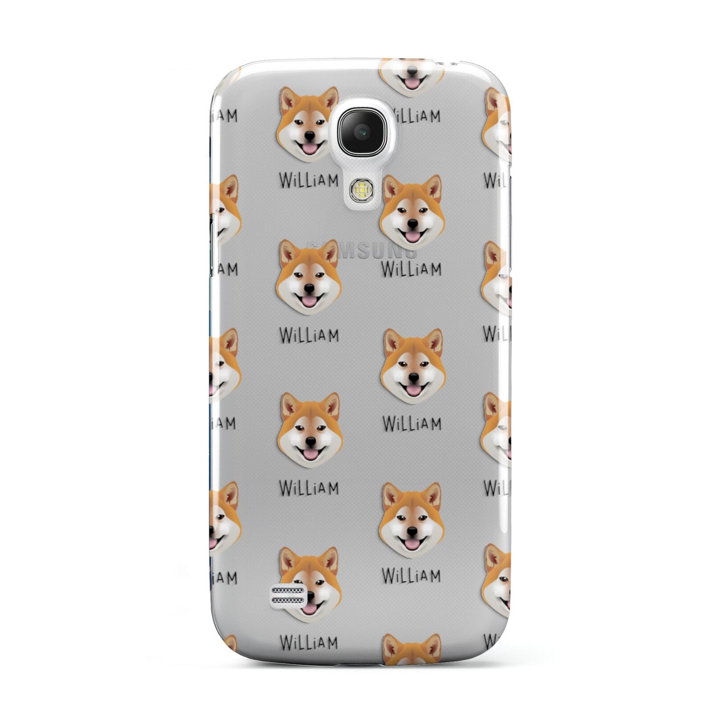 Japanese Shiba Icon with Name Samsung Galaxy S4 Mini Case