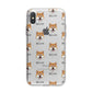 Japanese Shiba Icon with Name iPhone X Bumper Case on Silver iPhone Alternative Image 1