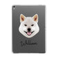 Japanese Shiba Personalised Apple iPad Grey Case
