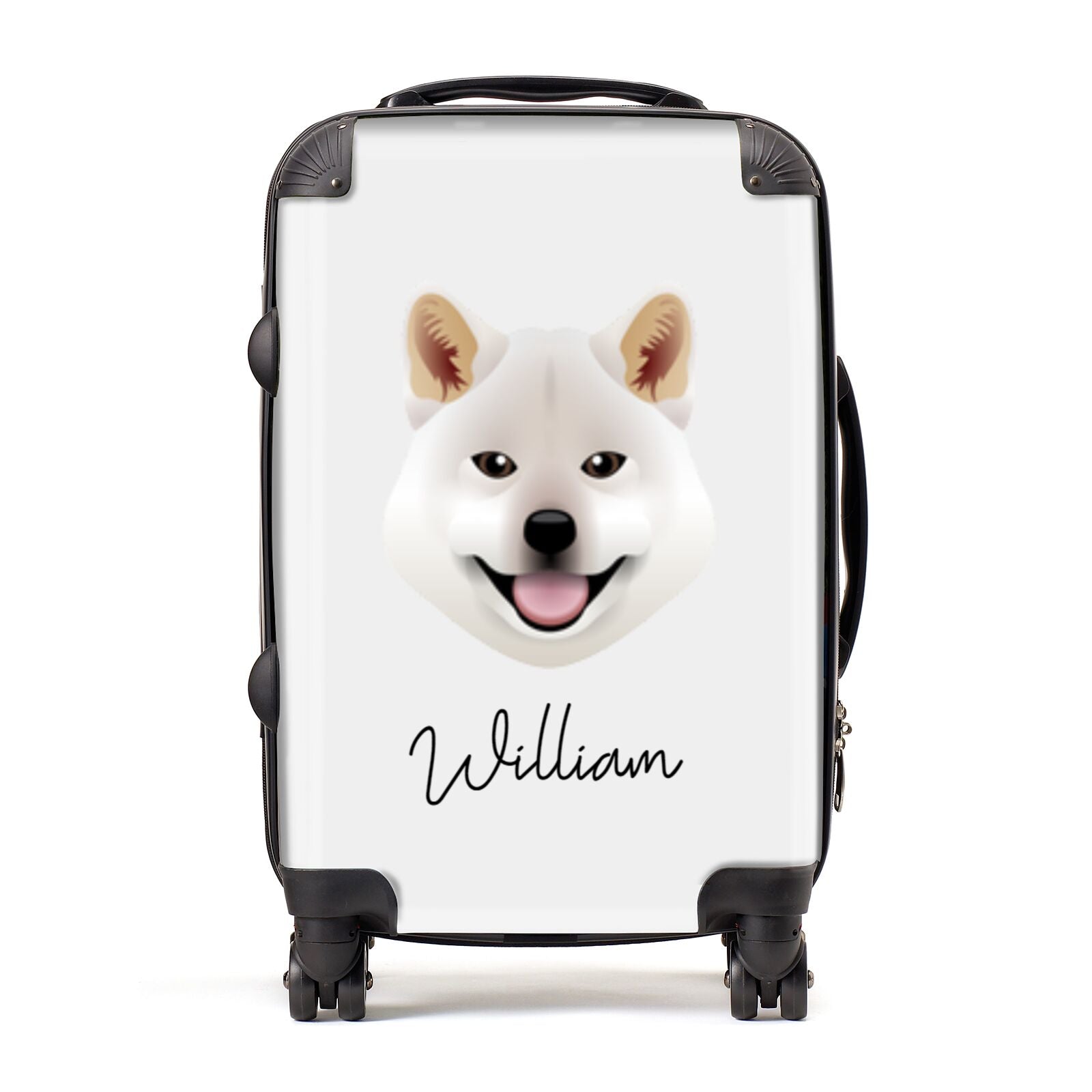 Japanese Shiba Personalised Suitcase