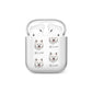 Japanese Spitz Icon with Name AirPods Case