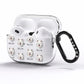 Japanese Spitz Icon with Name AirPods Pro Clear Case Side Image