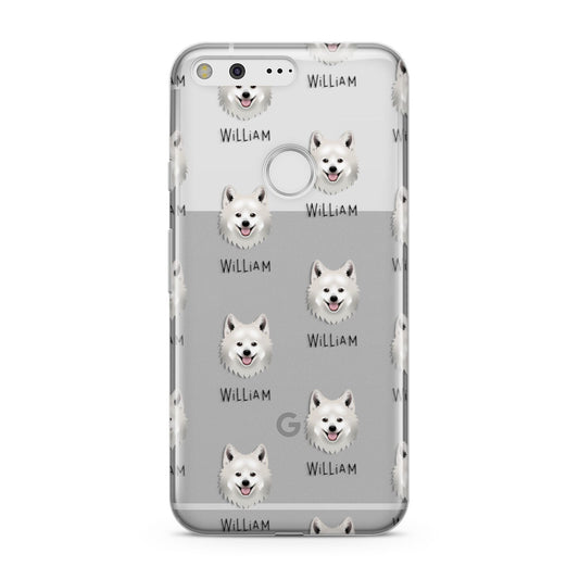 Japanese Spitz Icon with Name Google Pixel Case