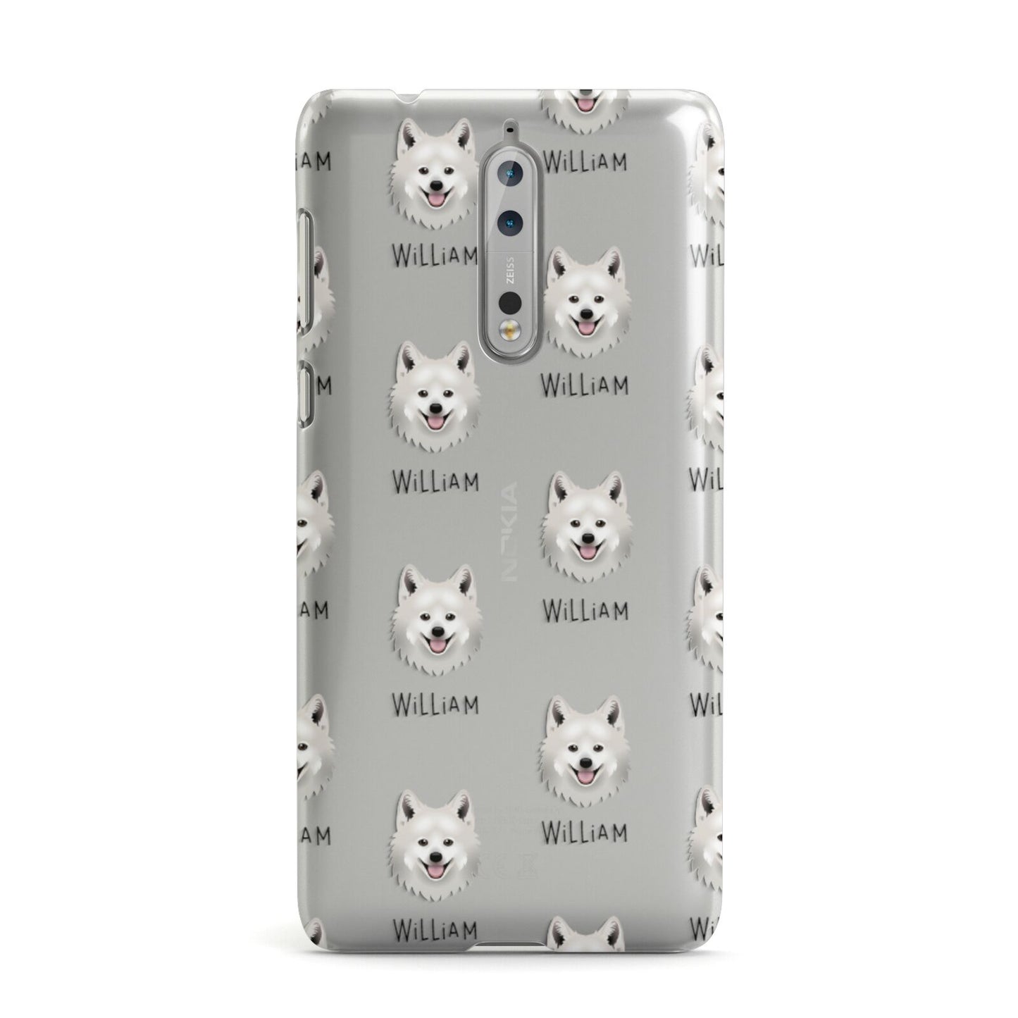 Japanese Spitz Icon with Name Nokia Case