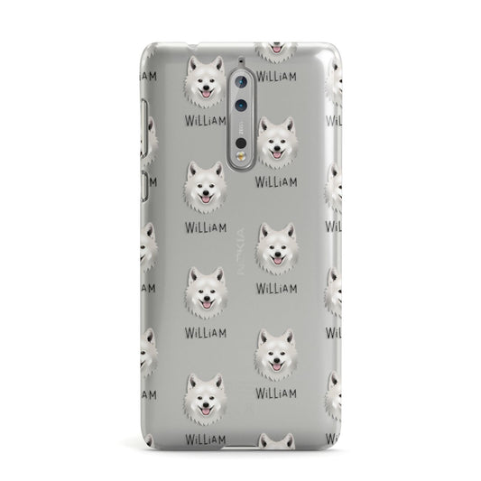 Japanese Spitz Icon with Name Nokia Case