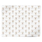 Japanese Spitz Icon with Name Personalised Wrapping Paper Alternative