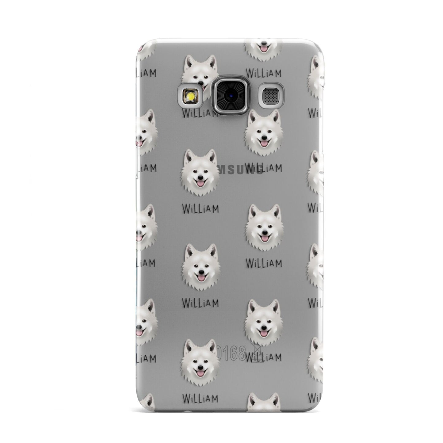 Japanese Spitz Icon with Name Samsung Galaxy A3 Case