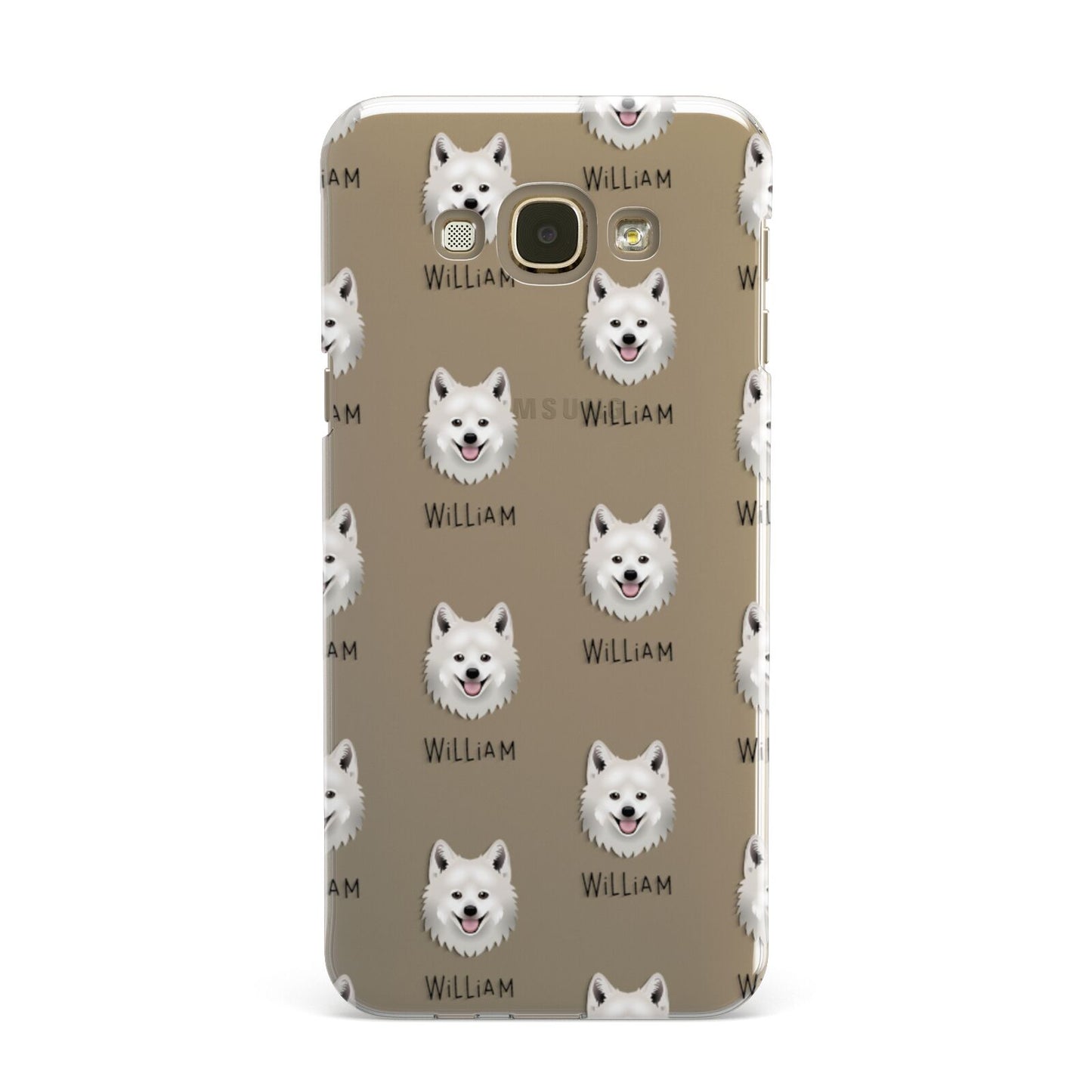 Japanese Spitz Icon with Name Samsung Galaxy A8 Case